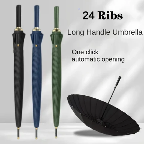 SOCHEP 24 Ribs Golf Umbrella Large Windproof Umbrellas (Multicolor) | With covers